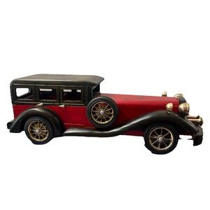 Heritage Mint Road Classics Wooden Sedan Car 1929 Rolls Royce Rubber Wheels 15"